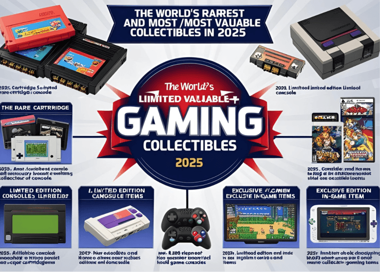 The World’s Rarest and Most Valuable Gaming Collectibles in 2025